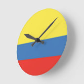 Colombiaanse vlag ronde klok (Hoek)