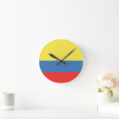 Colombiaanse vlag ronde klok (Huis)