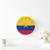 Colombiaanse vlag ronde klok (Huis)