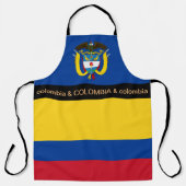 Colombiaanse vlag Schort, Colombia Chefs keuken Schort (Voorkant)