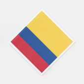Colombiaanse vlag servet (Hoek)