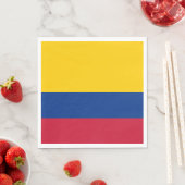 Colombiaanse vlag servet (Insitu)