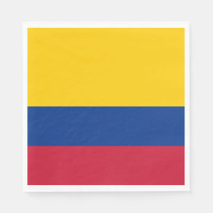 Colombiaanse vlag servet