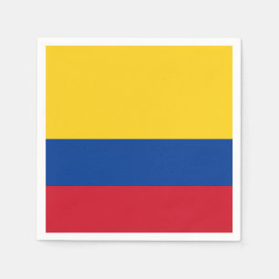 Colombiaanse vlag servet