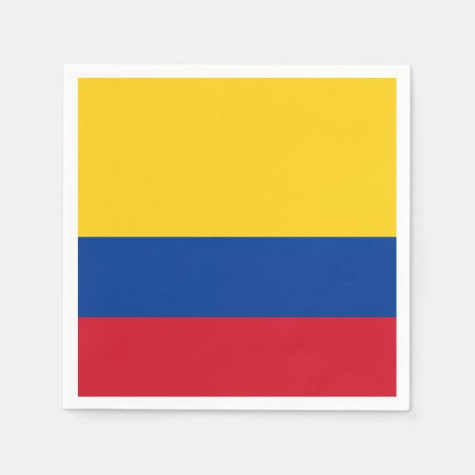 Colombiaanse vlag servet (Voorkant)