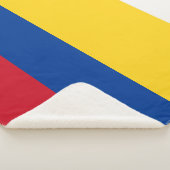 Colombiaanse vlag sherpa deken (3/4)