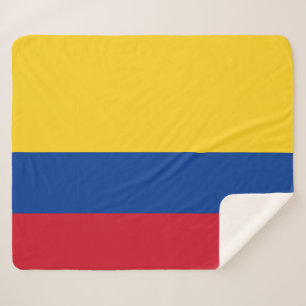 Colombiaanse vlag sherpa deken