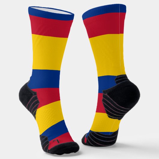 Colombiaanse vlag sokken (Gebogen)