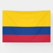 Colombiaanse vlag spandoek (Horizontaal)