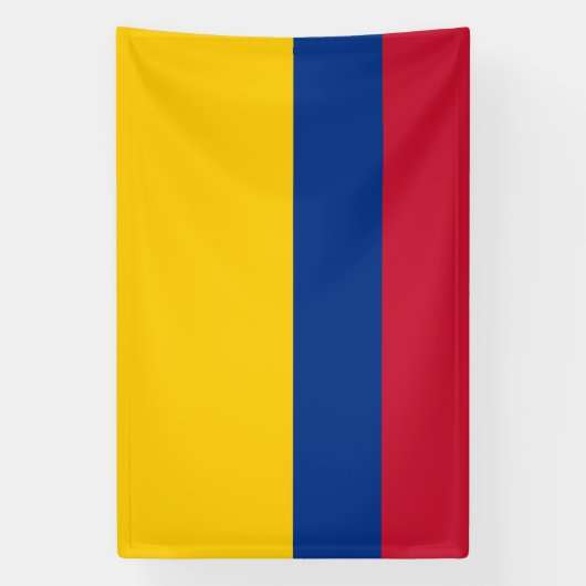 Colombiaanse vlag spandoek (Verticaal)