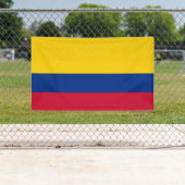 Colombiaanse vlag spandoek (Insitu)