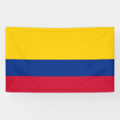 Colombiaanse vlag spandoek (Horizontaal)