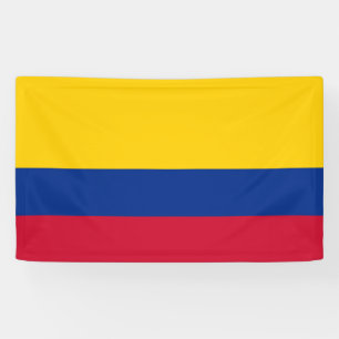 Colombiaanse vlag spandoek