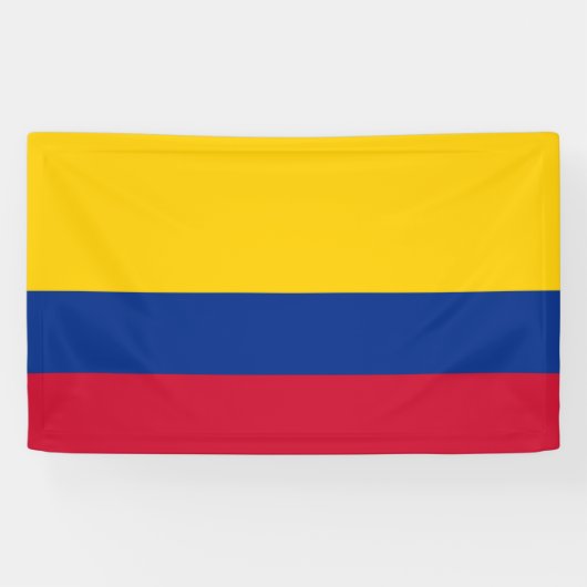 Colombiaanse vlag spandoek (Horizontaal)