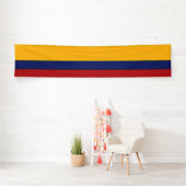 Colombiaanse vlag spandoek (Insitu)