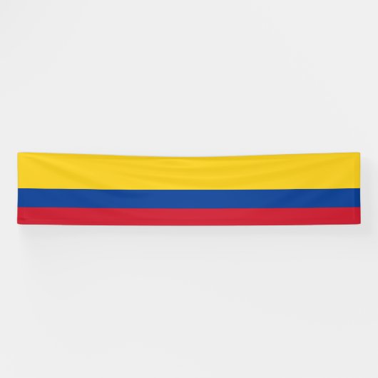 Colombiaanse vlag spandoek (Horizontaal)