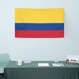 Colombiaanse vlag spandoek