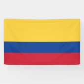 Colombiaanse vlag spandoek (Horizontaal)