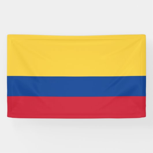 Colombiaanse vlag spandoek (Horizontaal)