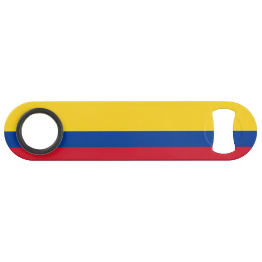 Colombiaanse vlag speed flessenopener (Voorkant (Horizontaal))