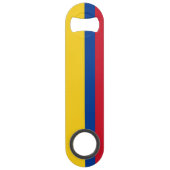 Colombiaanse vlag speed flessenopener (Achterkant)