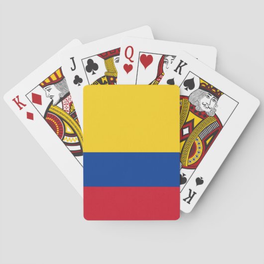 Colombiaanse vlag speelkaarten (Achterkant)