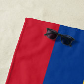 Colombiaanse vlag strandlaken (In situ)