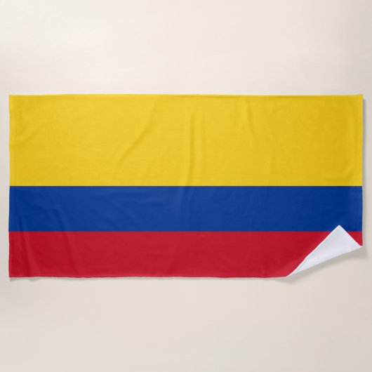 Colombiaanse vlag strandlaken (Voorkant)