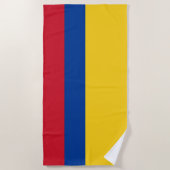 Colombiaanse vlag strandlaken (Voorkant)