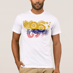 Colombiaanse vlag t-shirt