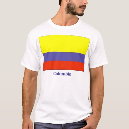Colombiaanse vlag T-Shirt (Voorkant)