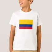 Colombiaanse vlag t-shirt (Voorkant)