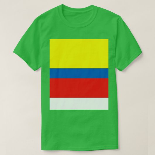 Colombiaanse vlag t-shirt (Design voorkant)