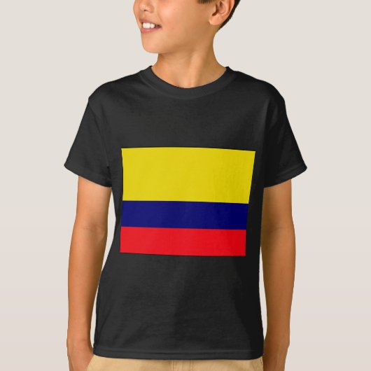 Colombiaanse vlag t-shirt (Voorkant)