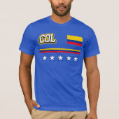 Colombiaanse vlag t-shirt (Voorkant)