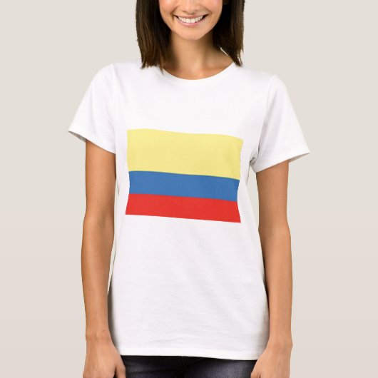 Colombiaanse vlag t-shirt (Voorkant)