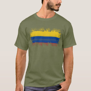 Colombiaanse vlag t-shirt