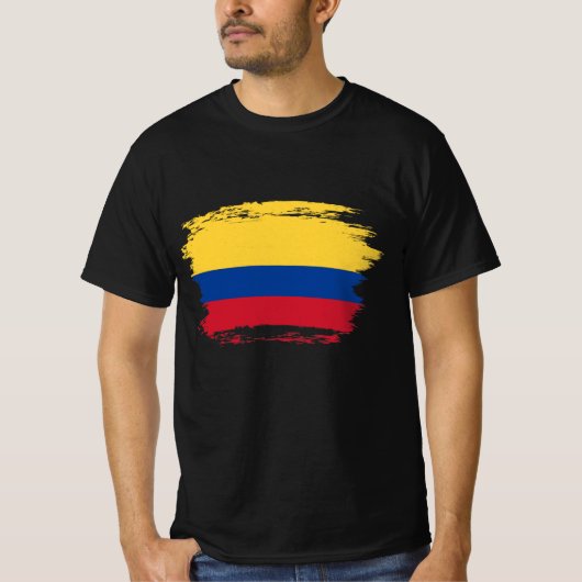 Colombiaanse vlag t-shirt (Voorkant)