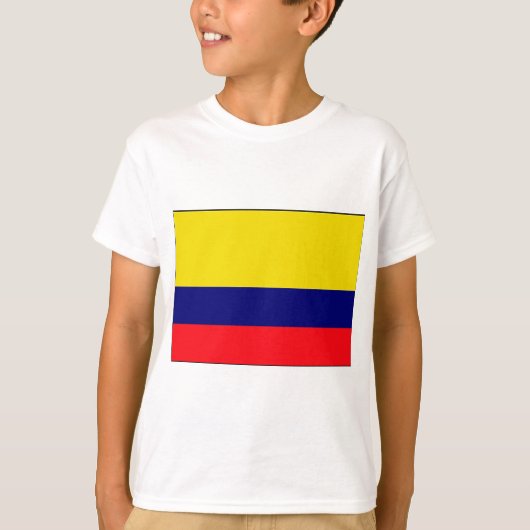 Colombiaanse vlag t-shirt (Voorkant)