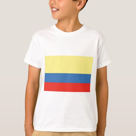 Colombiaanse vlag t-shirt (Voorkant)