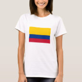 Colombiaanse vlag t-shirt (Voorkant)