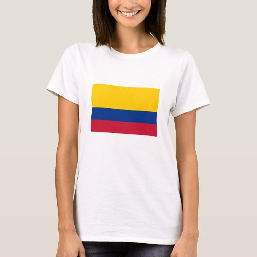 Colombiaanse vlag t-shirt (Voorkant)