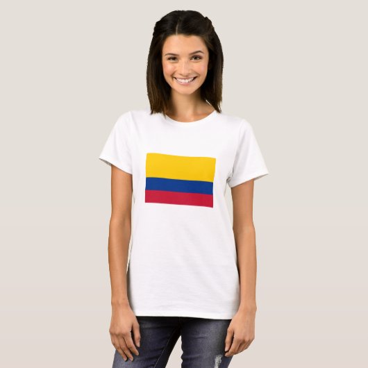 Colombiaanse vlag t-shirt (Voorkant volledig)