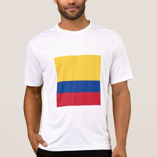 Colombiaanse vlag t-shirt (Voorkant)