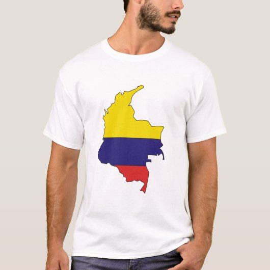 Colombiaanse vlag t-shirt (Voorkant)