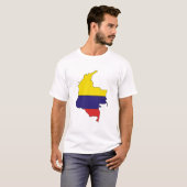 Colombiaanse vlag t-shirt (Voorkant volledig)