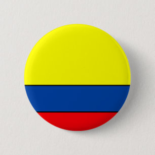 Colombiaanse vlag T-shirts en Gifts Ronde Button 5,7 Cm