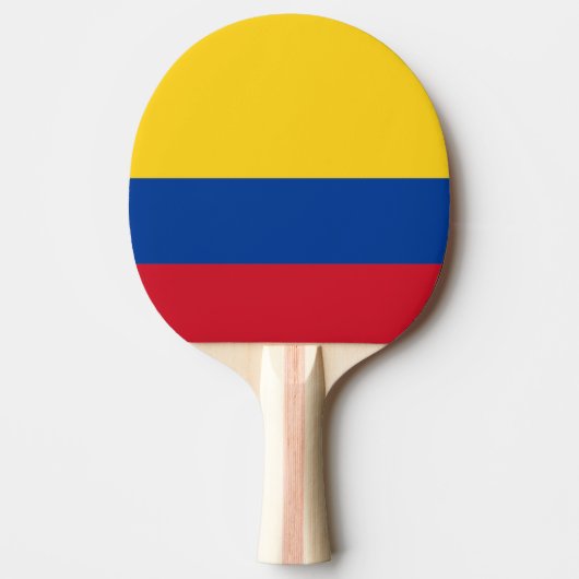 Colombiaanse vlag tafeltennisbatje (Voorkant)
