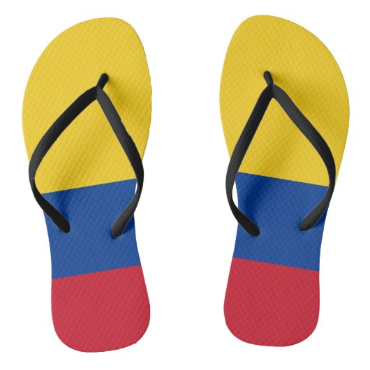 Colombiaanse vlag teenslippers (Voetbed)