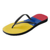 Colombiaanse vlag teenslippers (Schuin)